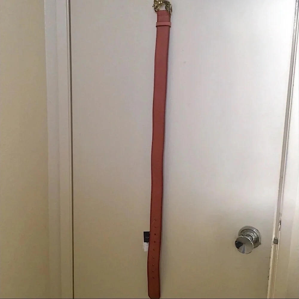 Rare TOPSHOP Leather Belt With Eagle Buckle